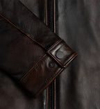 Men's Roadster Black Coffee Leather Jacket