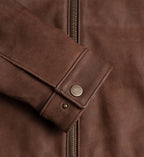 Men's Angelo Cafe Racer Leather Jacket