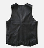 Men's Asphalt Ace Leather Vest
