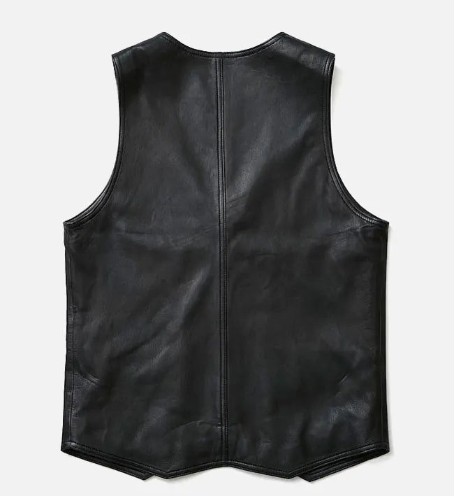 Men's Asphalt Ace Leather Vest
