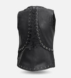Women's Motorcycle Leather Vest
