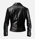 Womens leather black dasha jacket