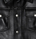 biker trucker zipper black jacket for womens
