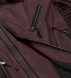 classic wine biker leather jacket for men