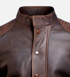 daniel brown leather jacket for men