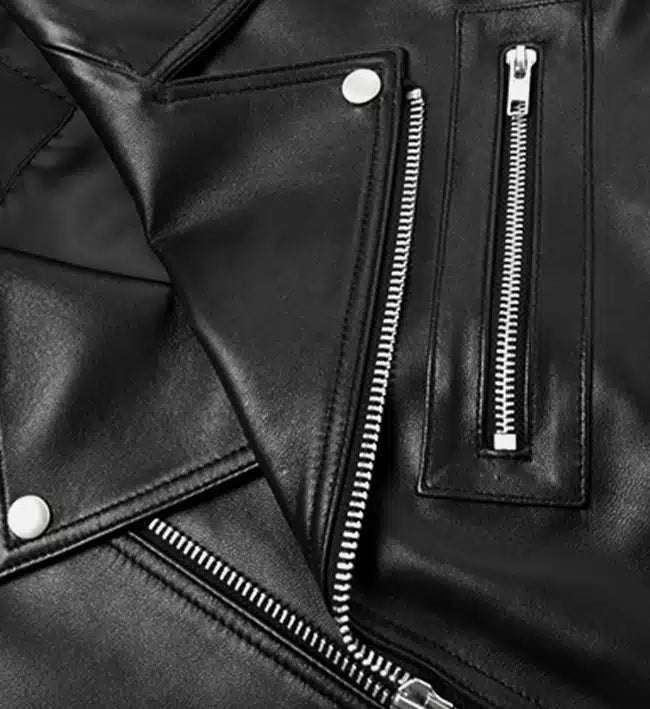 leather biker jacket for men
