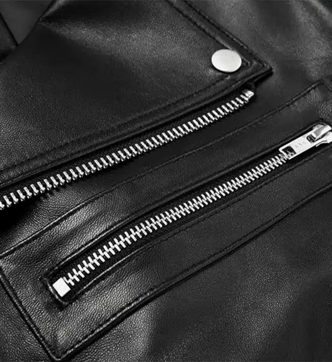leather biker jacket for men
