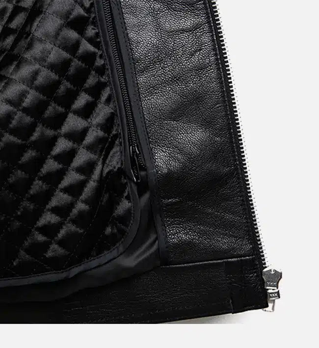 leather biker jacket for men
