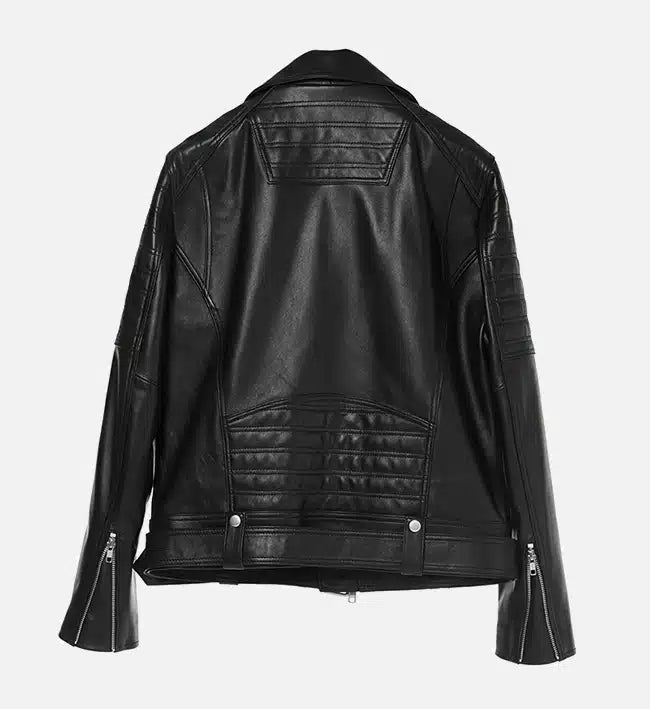 leather biker jacket for men
