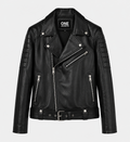 Men's Double Stich Leather Biker Jacket