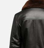 mens g1 aviator jacket black leather