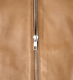 tan cafe racer leather jacket for men