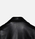 black leather biker jacket for women
