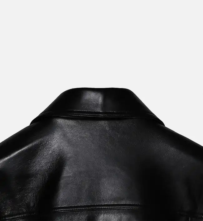 womens black biker zipper trucker jacket
