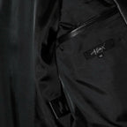 womens leather biker double zipper jacket
